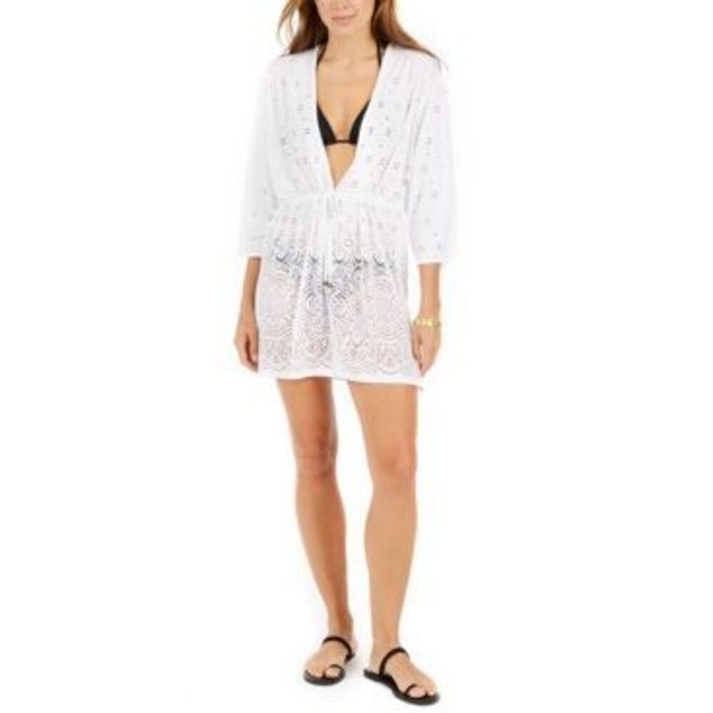 Dotti Gypsy Gem Crochet Tunic‎ Cover-up Size S